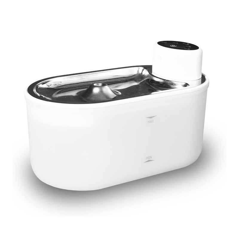 Oval 3L Transparent Wireless Rechargeable Infrared Sensor Cat Water Fountain