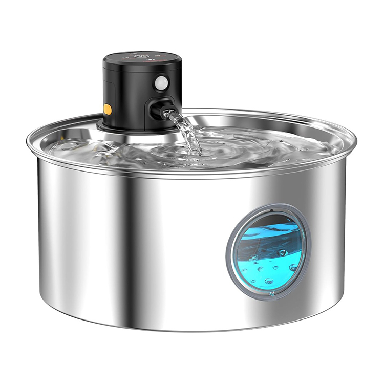 2.5L Stainless Steel Infrared Sensor Pet Water Fountain